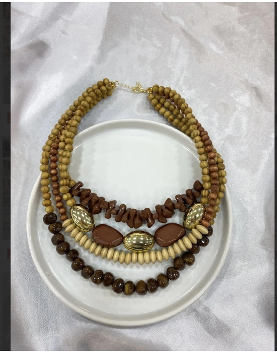 Tasarım Hand Made Çoklu Kolye