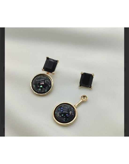 Tasarım Hareli MNG küpe