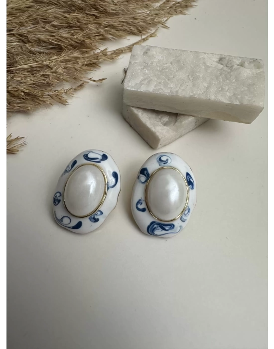 Tasarım İncili Küpe