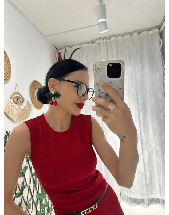 Tasarım Kiraz Küpe