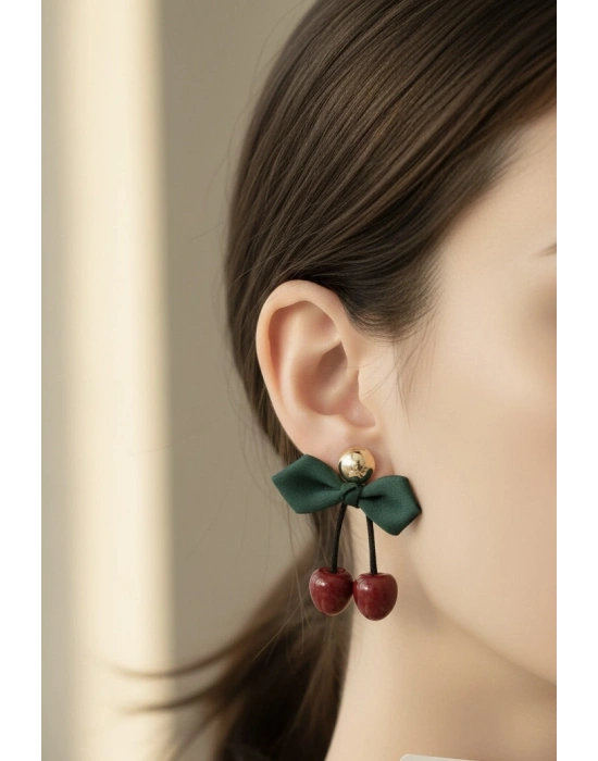 Tasarım Kiraz Küpe