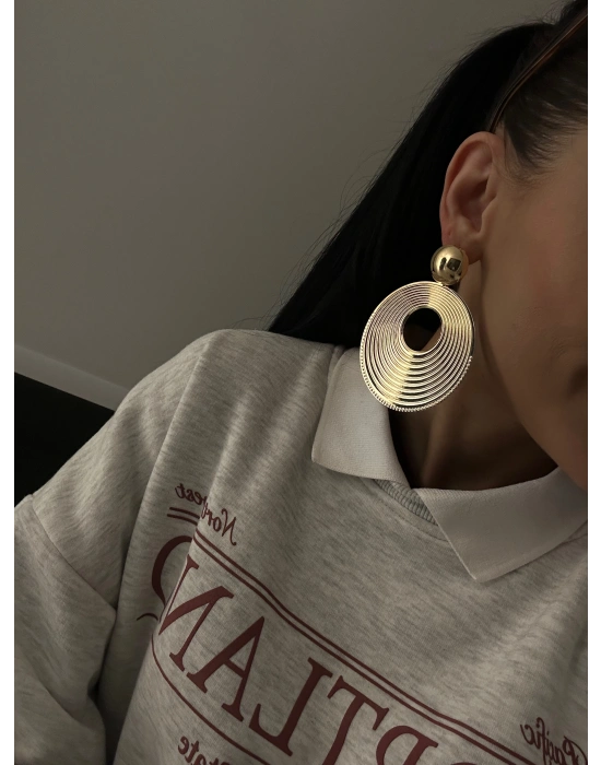 Tasarım Plaka Küpe