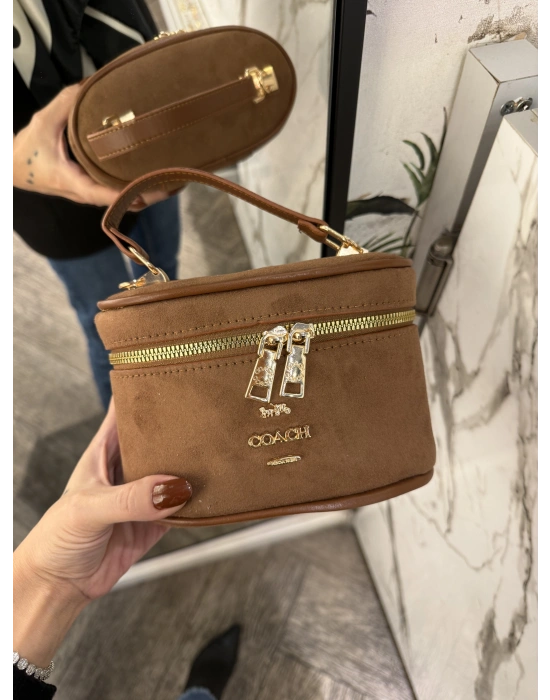 Tasarım Süet Kutu Model Çanta