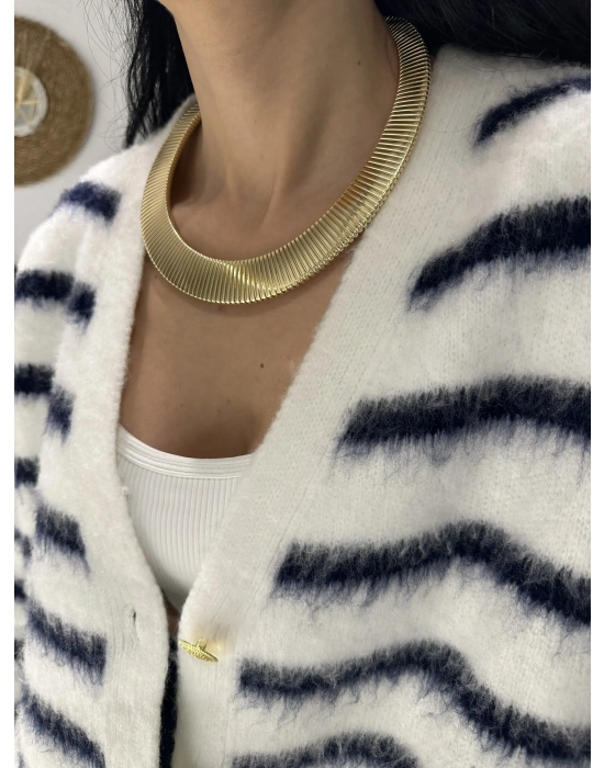 Tasarım Yassı Model Tasma Form Kolye