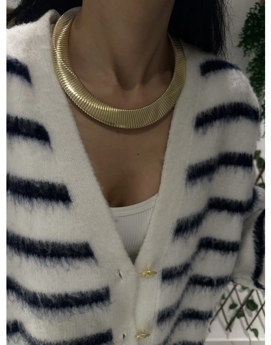 Tasarım Yassı Model Tasma Form Kolye