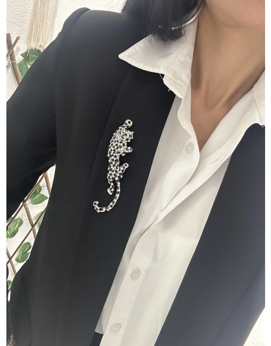 Taşlı Tasarım Broş