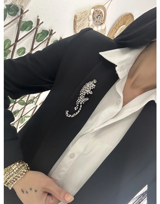 Taşlı Tasarım Broş