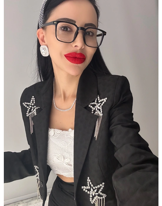 Taşlı Tasarım Küpe Özel Seri