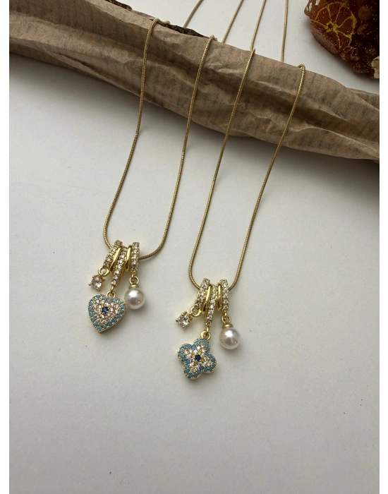 Taşlı Vip Charm Kolye