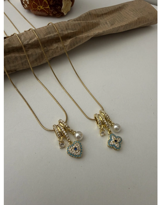 Taşlı Vip Charm Kolye