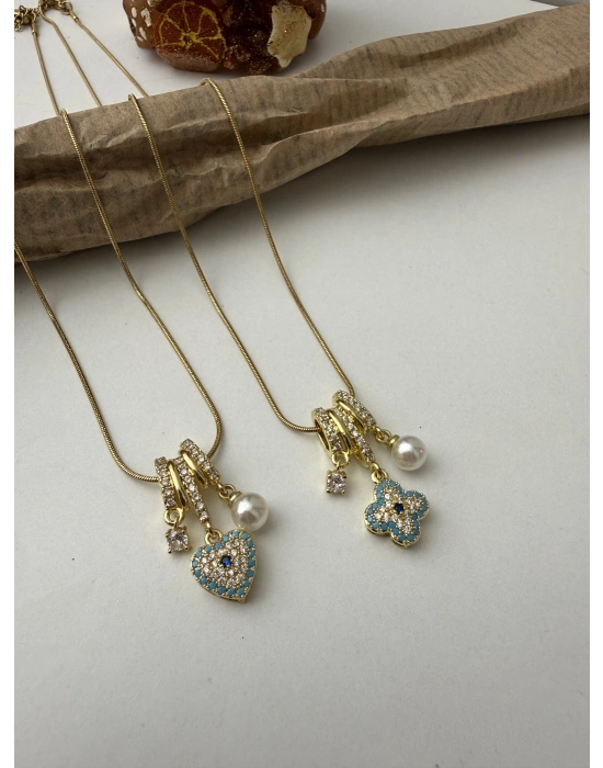 Taşlı Vip Charm Kolye