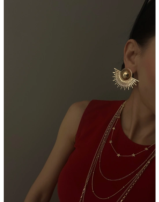 Tırtık Plaka Küpe