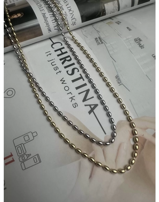 Topçuk Uzun Kolye 60cm