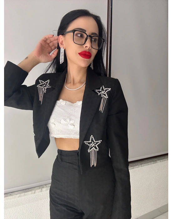 Üç Sıra Taşlı Su Yolu Küpe