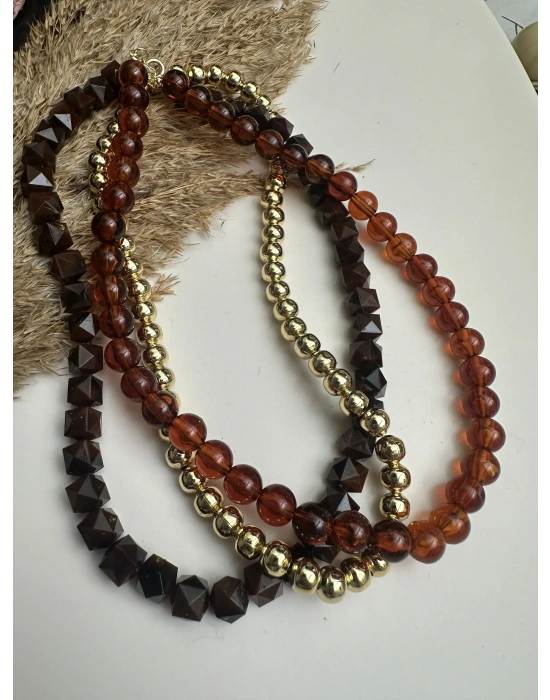 Üçlü Kemik Model ZRa Kolye