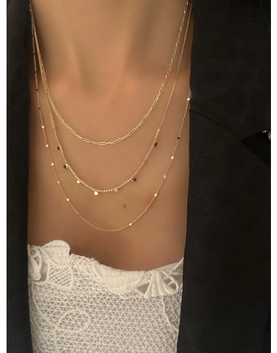 Üçlü Tasarım Su yolu Kolye