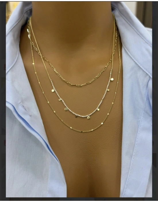 Üçlü Tasarım Su yolu Kolye