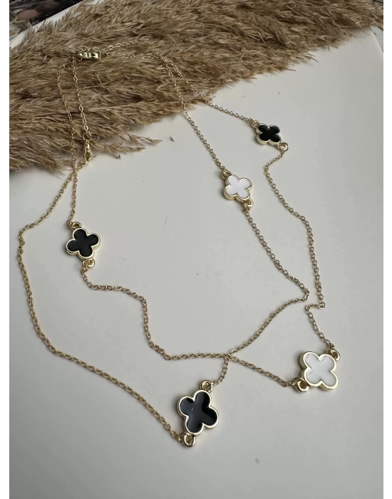 Uzun Çift Taraflı Van Cleef Kolye
