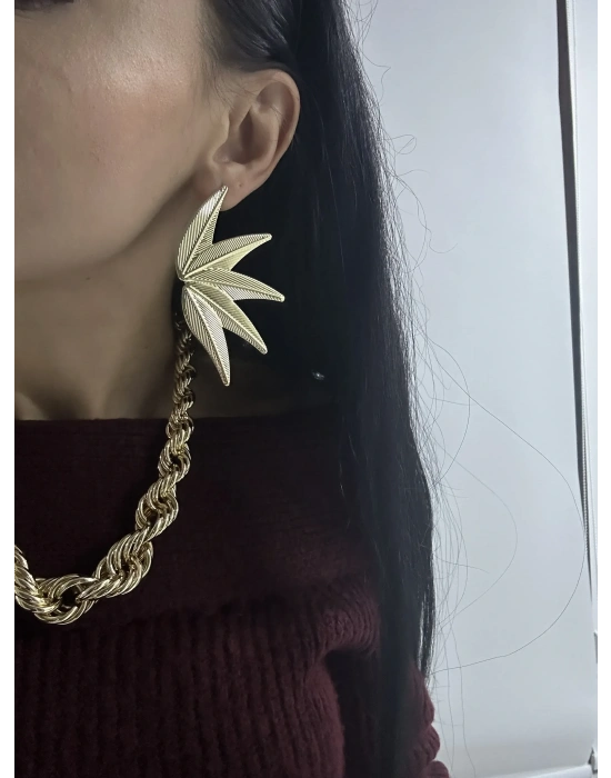 Yaprak Tasarım Küpe