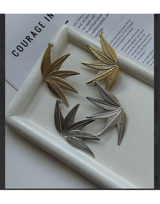 Yaprak Tasarım Küpe