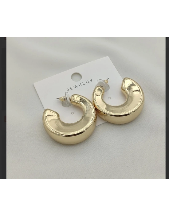 Yassı Tasarım MNG Halka Küpe