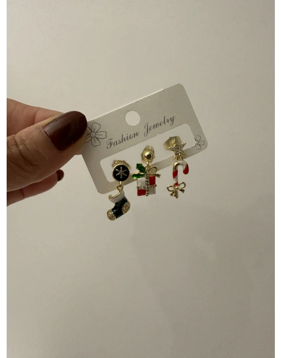 Yeni Yıl Set Küpe