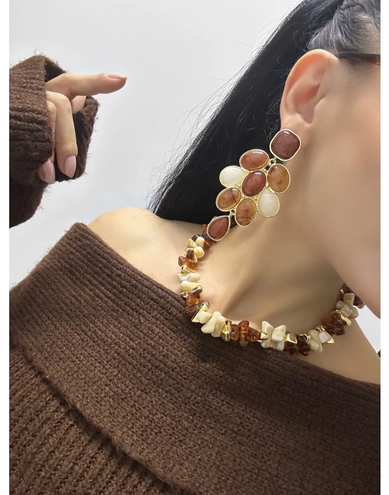 ZRA marka Model Kemik Küpe