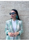 Siyah UV Cam Kalın Çerçeve Gözlük