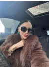 Siyah UV Cam Kalın Çerçeve Gözlük