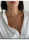 Altın Kaplama Marka Model Kolye 2