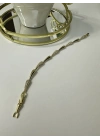 Altın Kaplama Taşlı Modelli Bileklik