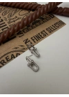 Altın Kaplama Tiff Küpe Silver