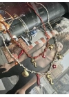 Çelik Charm Deniz Atı Figür Kolye
