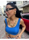 Ezme Plaka Tasarım Kolye