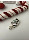 İncili Zebra Broş