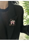 Kedi Çanta Charm Broş