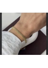 Rolex Model Yeni Sezon Bileklik 14 Ayar Kaplama