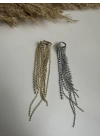 Taş Sallantılı Kıkırdak Küpe