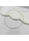 Tasarım Pırıltı Choker Kolye