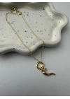 Taşlı Biber Kolye Gold