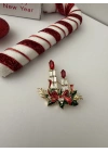 Taşlı Yeni Yıl Broş