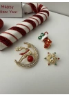 Yeni Yıl Konsept Broş Set