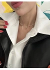 Yıldızlı Tasarım Choker kolye