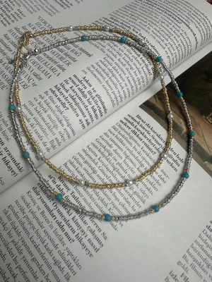 Özel Seri Dorika İçi Boncuk Geçişli Kolye