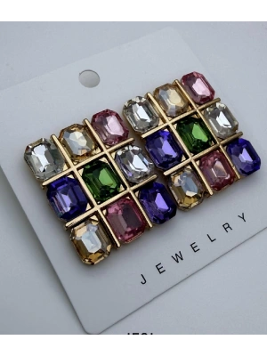 MNG Model Tasarım Taşlı Küpe