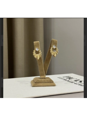 Vintage Taşlı Burgu Küpe