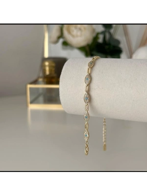 Altın Kaplama Göz Bileklik