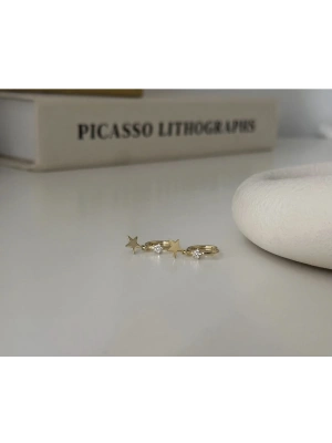 Yıldız Sallantılı Küpe