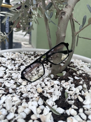 Siyah UV Cam Gözlük