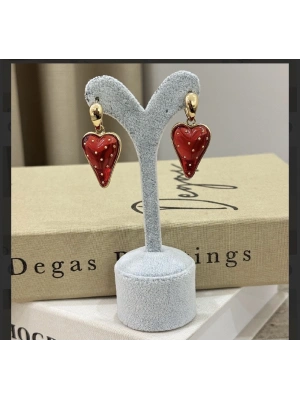 Zra İnci Kalp Küpe